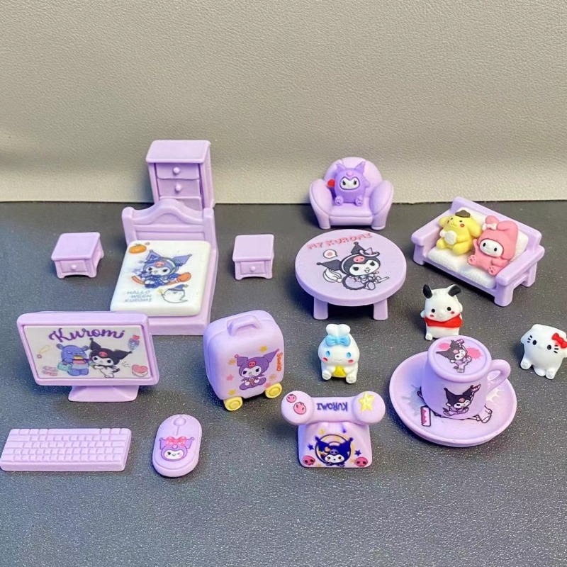 Kawaii Tech Accessories - Muebles en miniatura para casa de