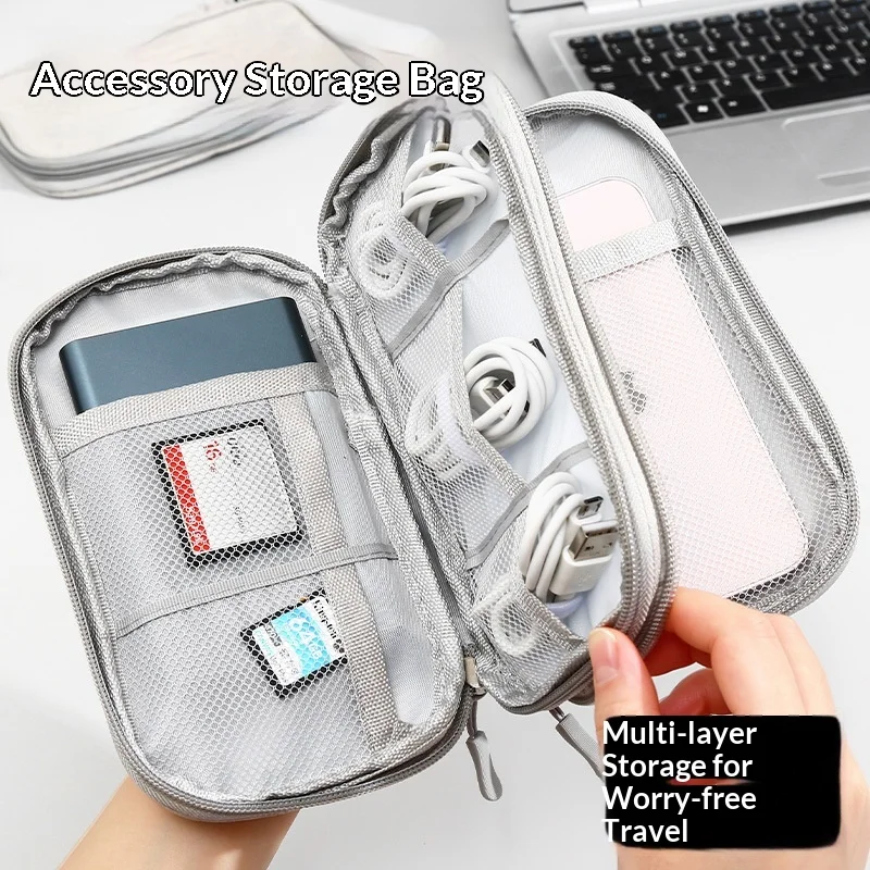 Tech Accessories Case - Bolsa organizadora de cables de viaje