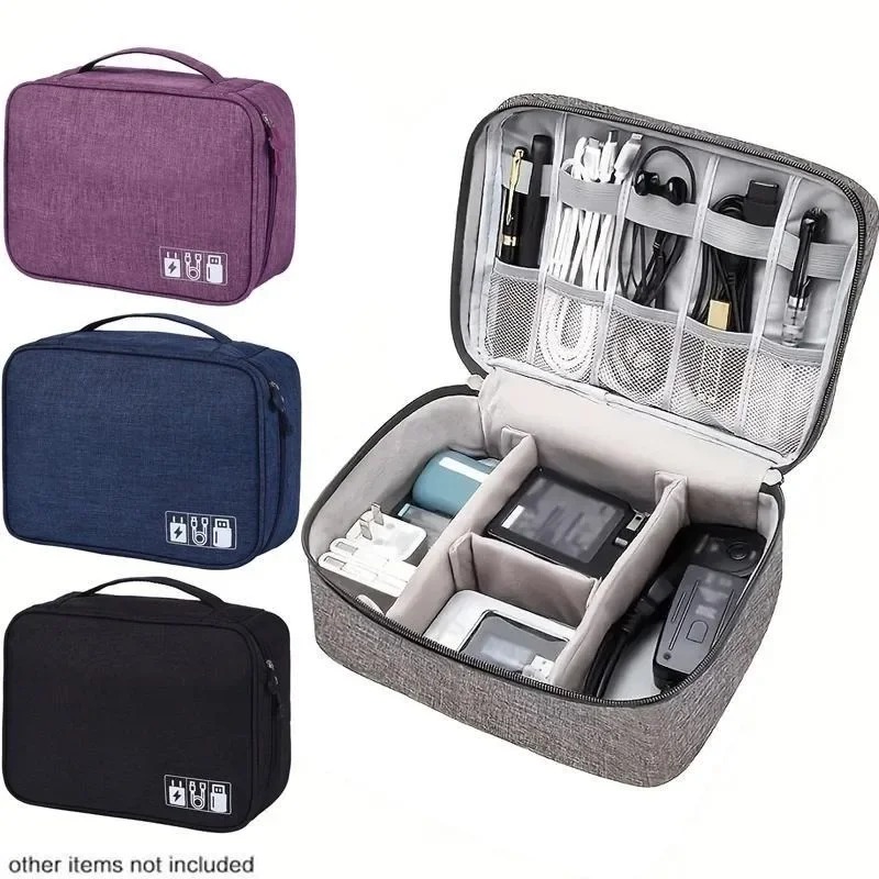 Tech Accessories Storage - Estuche Organizador de Electrónicos para Viaje,