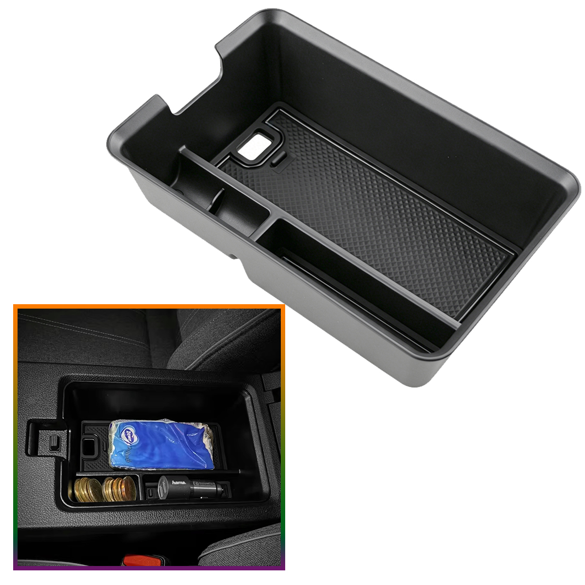 Tech Accessories Storage - Caja de Almacenamiento para Reposabrazos para