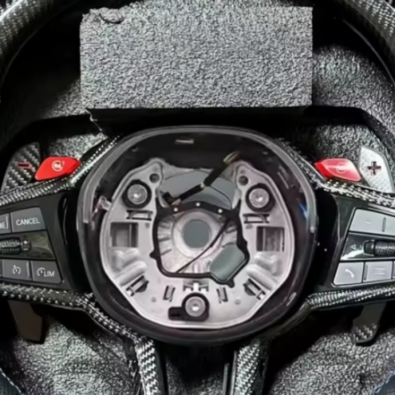 Volante de coche de fibra de c - Tech Car Accessories reseña y precio