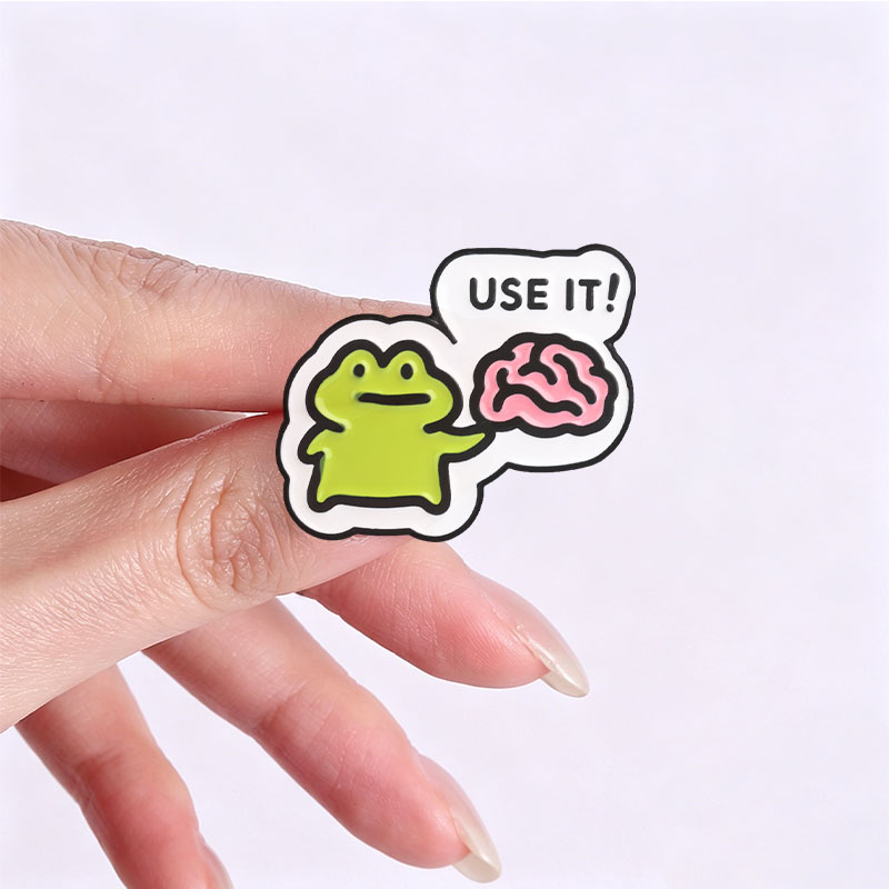 Pin de esmalte de rana diverti - Kawaii Tech Accessories reseña y precio