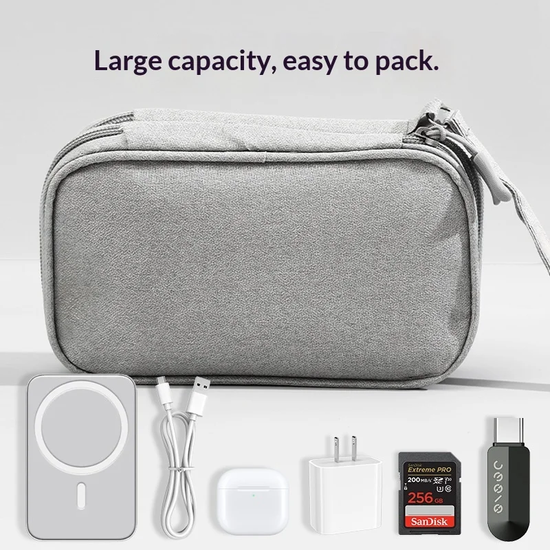 Bolsa organizadora de cables d - Tech Accessories Case reseña y precio