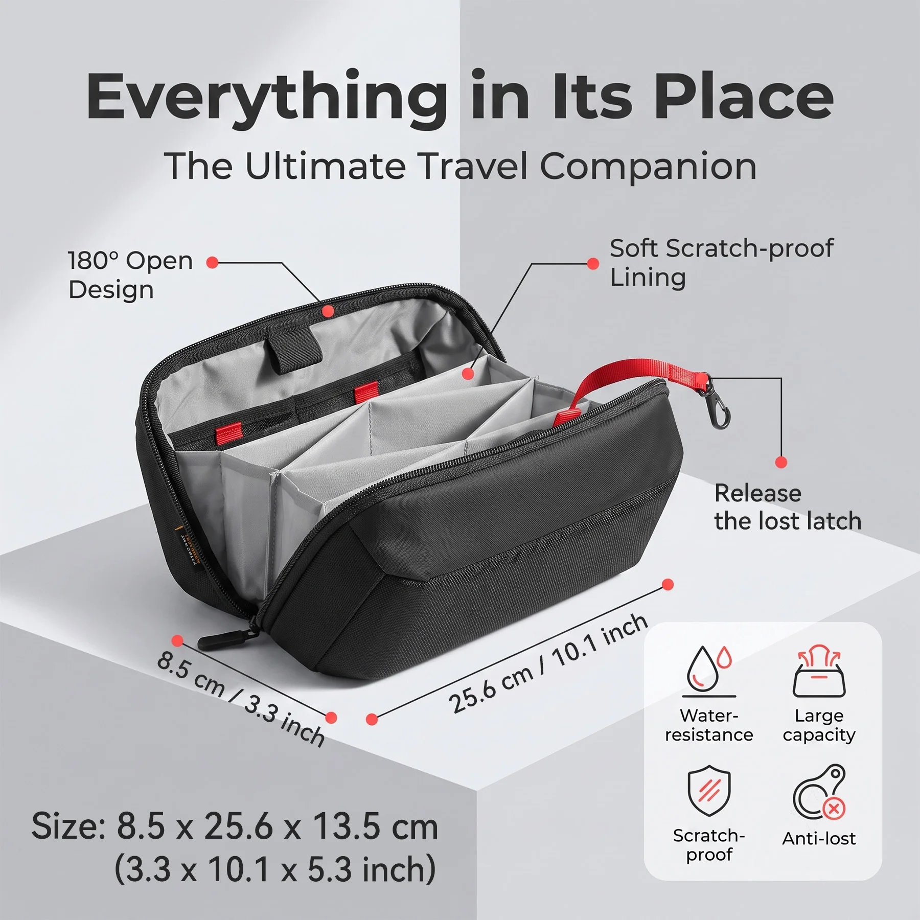 Estuche Organizador de Accesor - Tech Accessories Storage reseña y precio